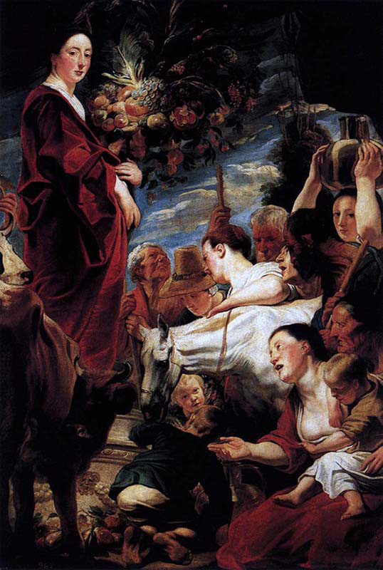 Offering to Ceres Goddess of Harvest